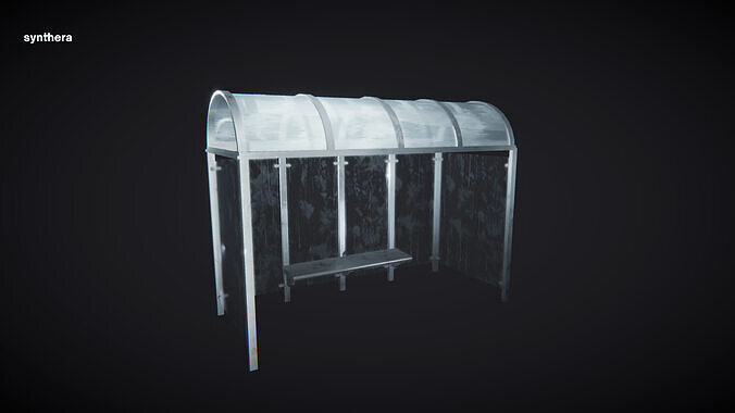 Bus Stop 01 3D model