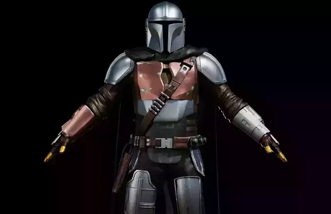 MANDALORIAN FULL COSPLAY with HELMET and JETPACK - FAN 3D PRINT