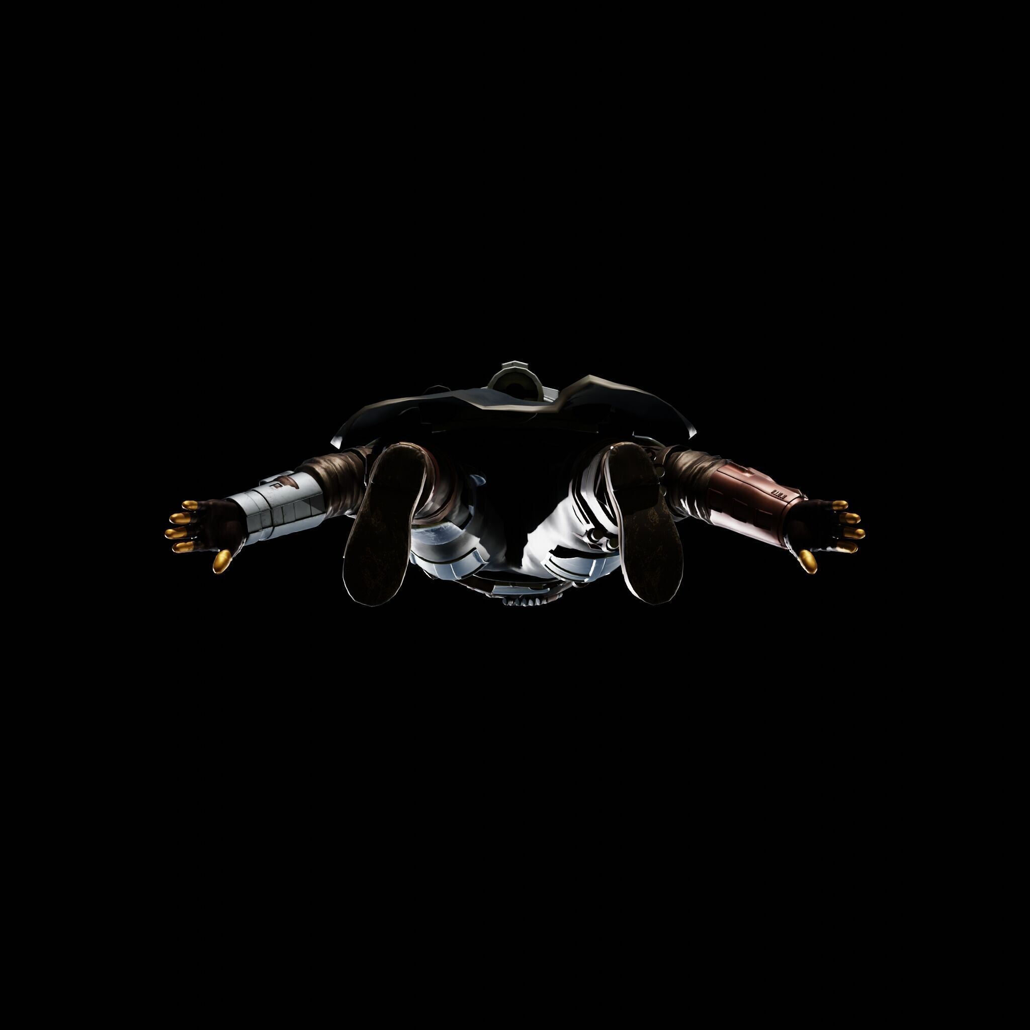 MANDALORIAN FULL COSPLAY with HELMET and JETPACK - FAN 3D PRINT 3D print model_40