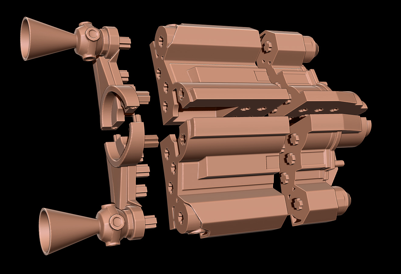 MANDALORIAN FULL COSPLAY with HELMET and JETPACK - FAN 3D PRINT 3D print model_2