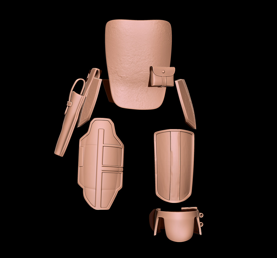 MANDALORIAN FULL COSPLAY with HELMET and JETPACK - FAN 3D PRINT 3D print model_6