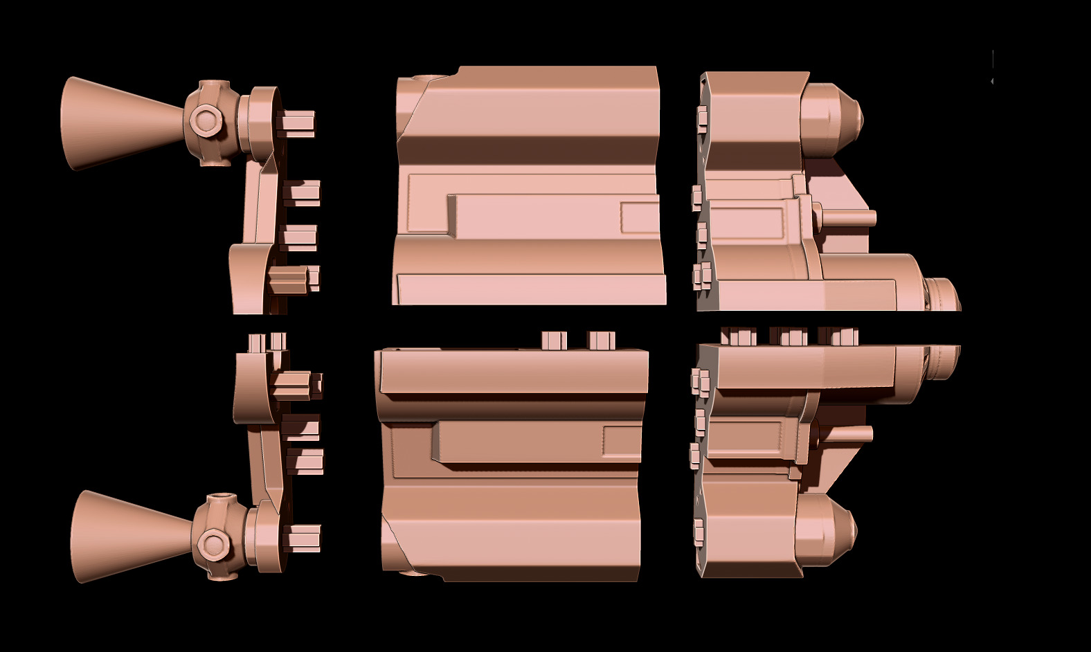 MANDALORIAN FULL COSPLAY with HELMET and JETPACK - FAN 3D PRINT 3D print model_9
