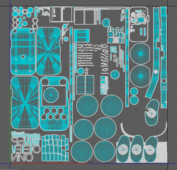 Sony PCM-M10 Voice Recorder Low-poly 3D model_6