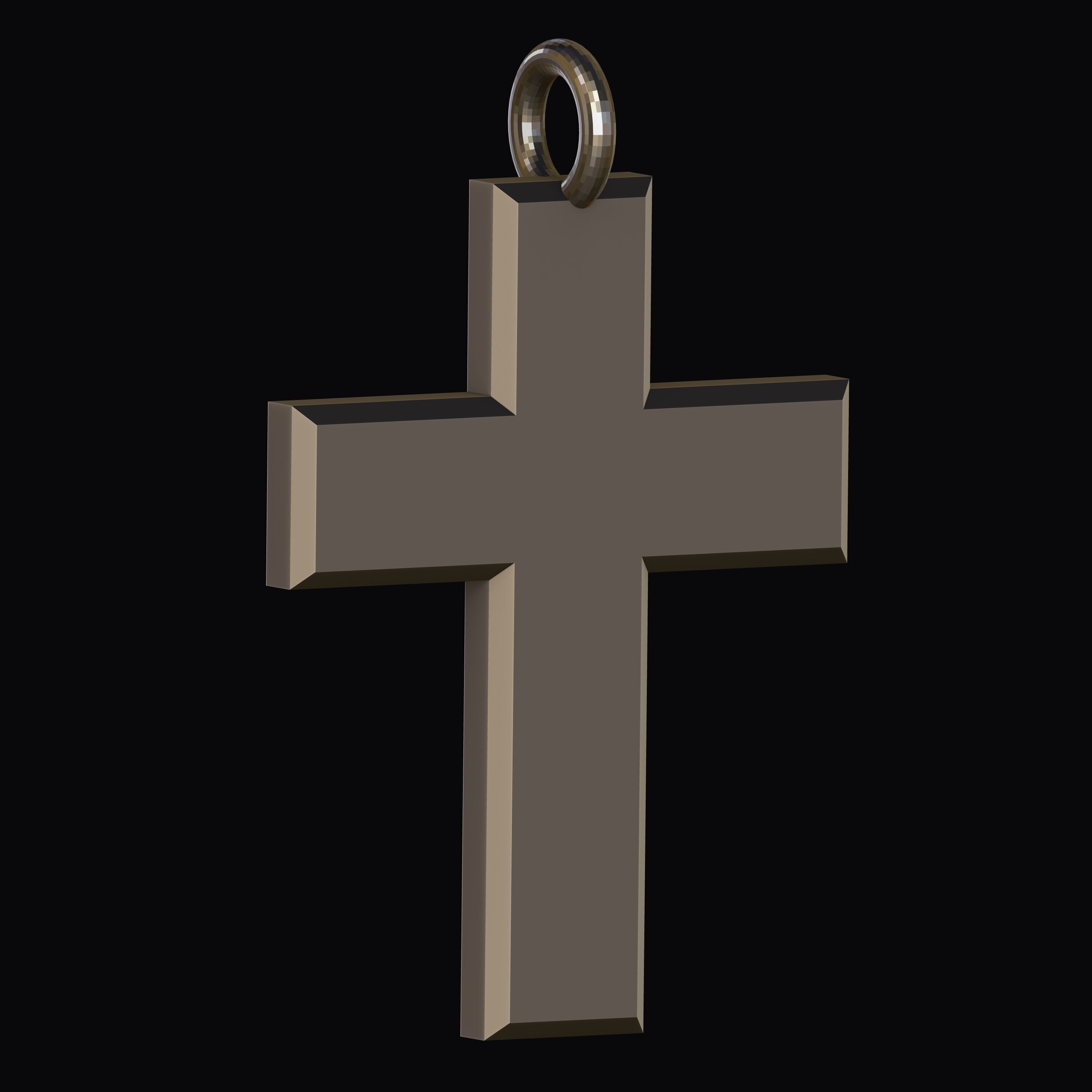 Cross Earring-Keychain-Pendant 3 Design Bundle 3D Printable  3D print model_4