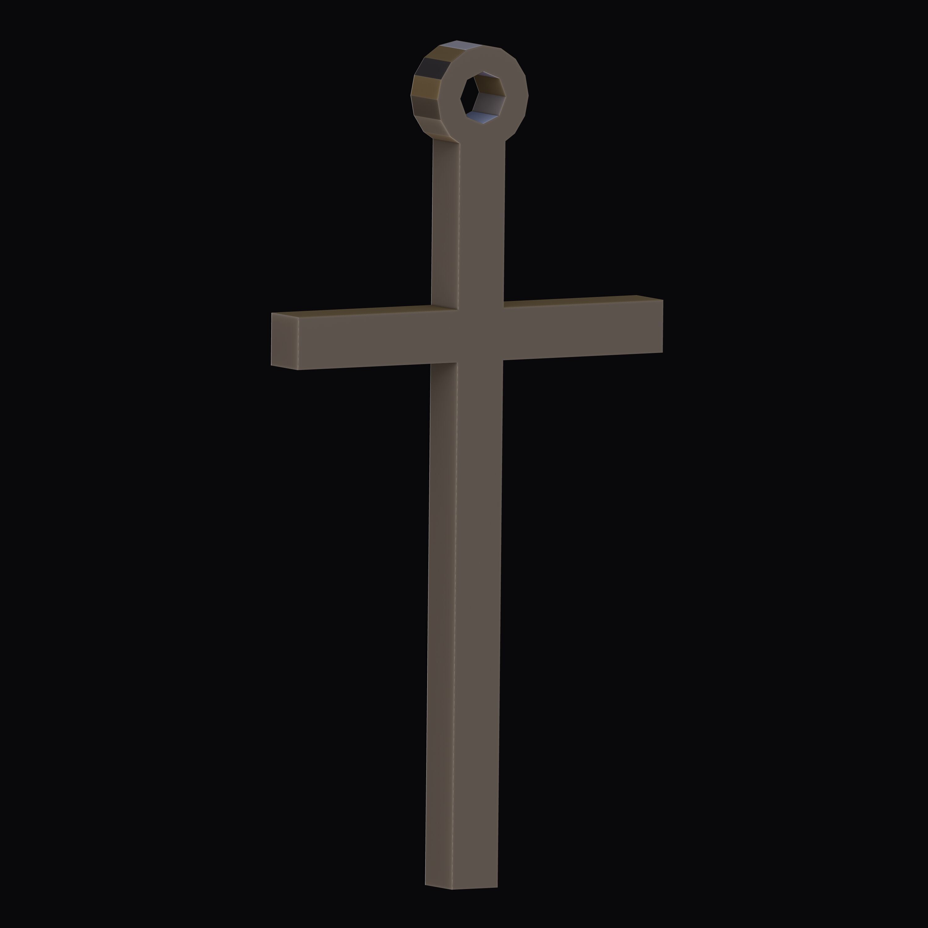 Cross Earring-Keychain-Pendant 3 Design Bundle 3D Printable  3D print model_5