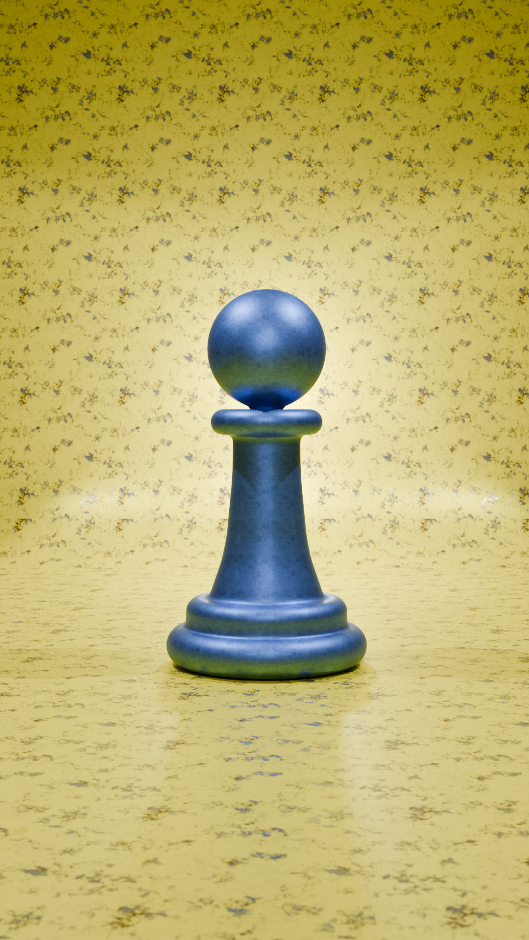 Chess Pawn 3D model_1