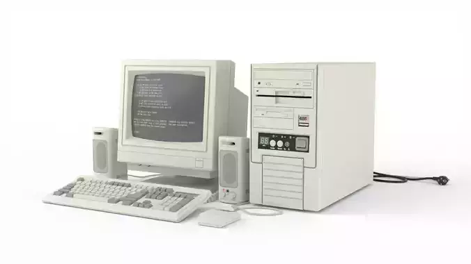 Old PC 3D model