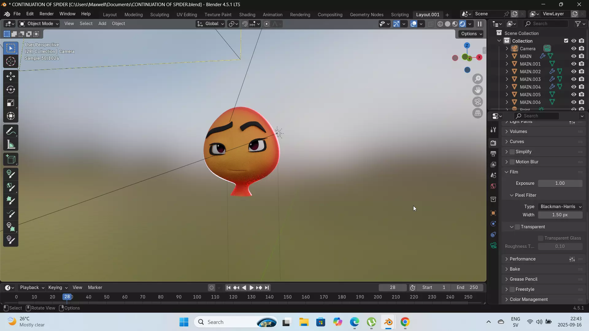 SPIDER UNFINISHED HEAD 3D model_8