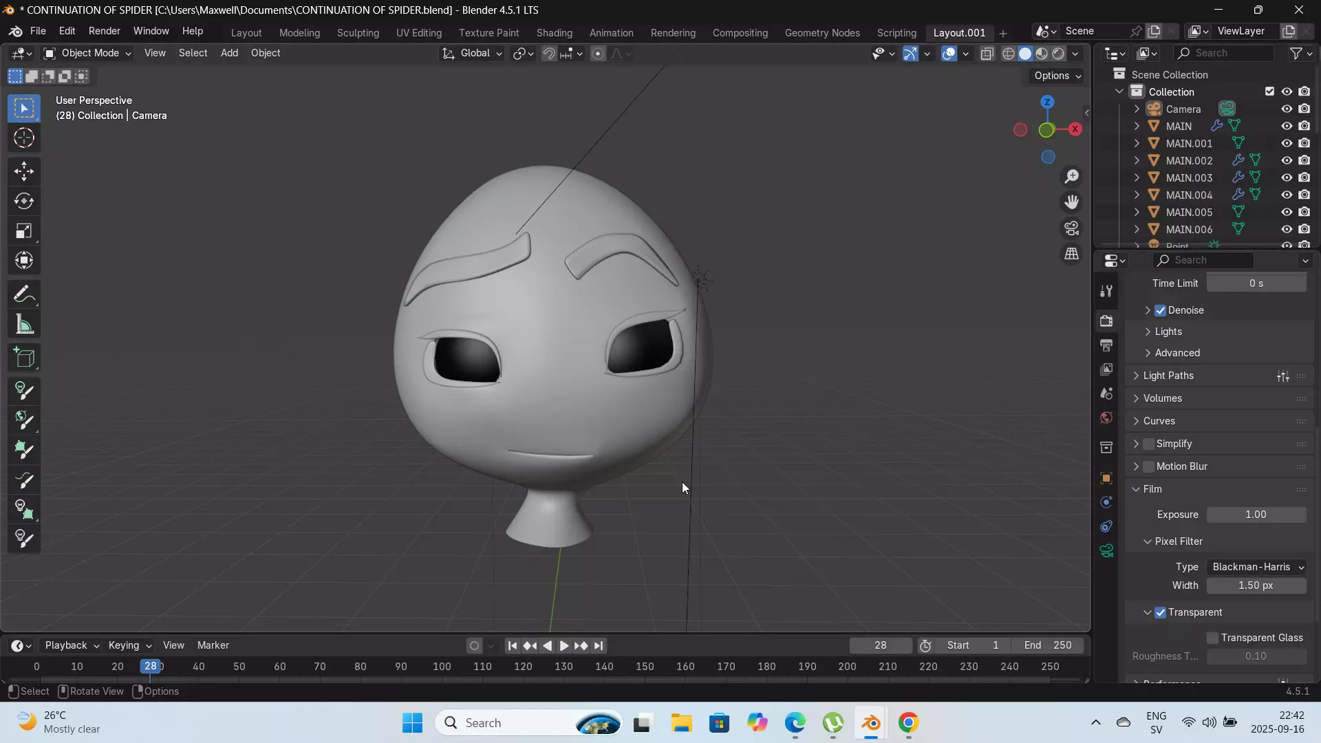 SPIDER UNFINISHED HEAD 3D model_5