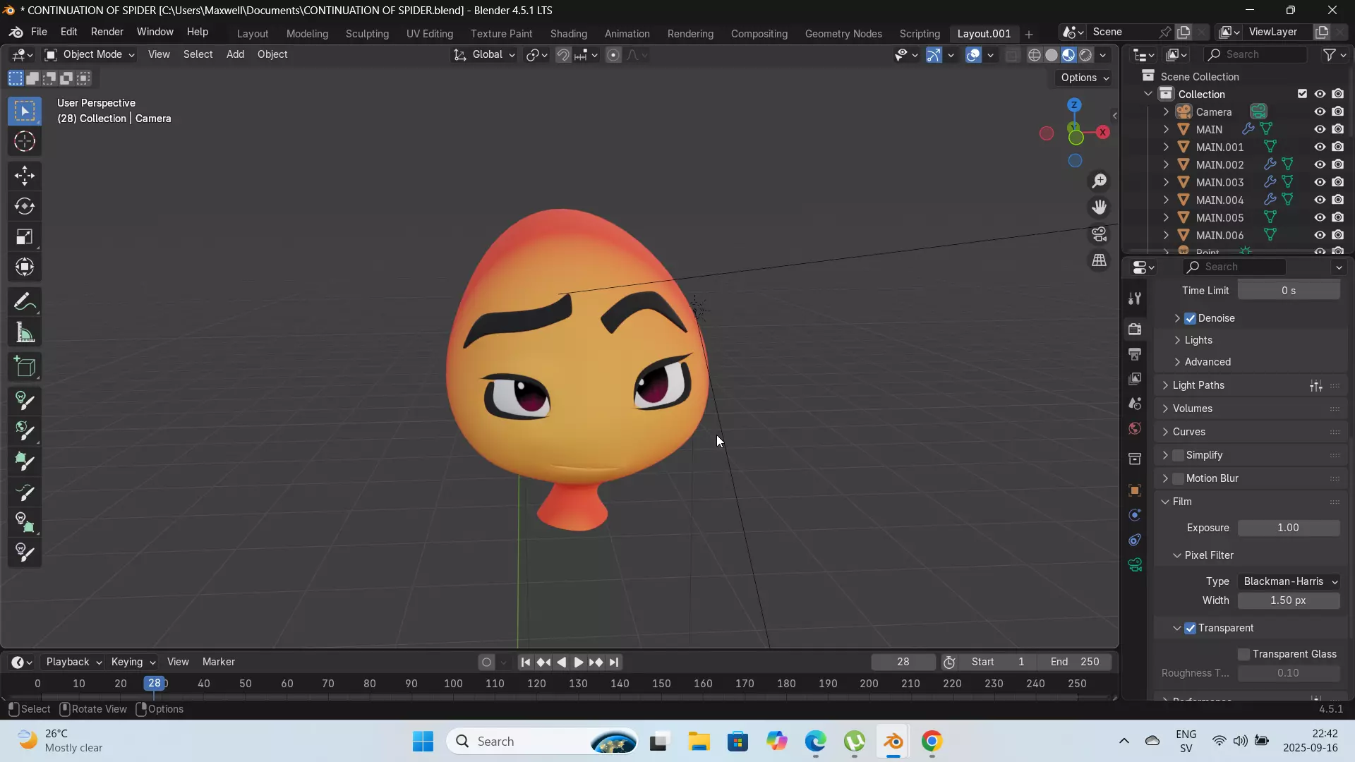 SPIDER UNFINISHED HEAD 3D model_14