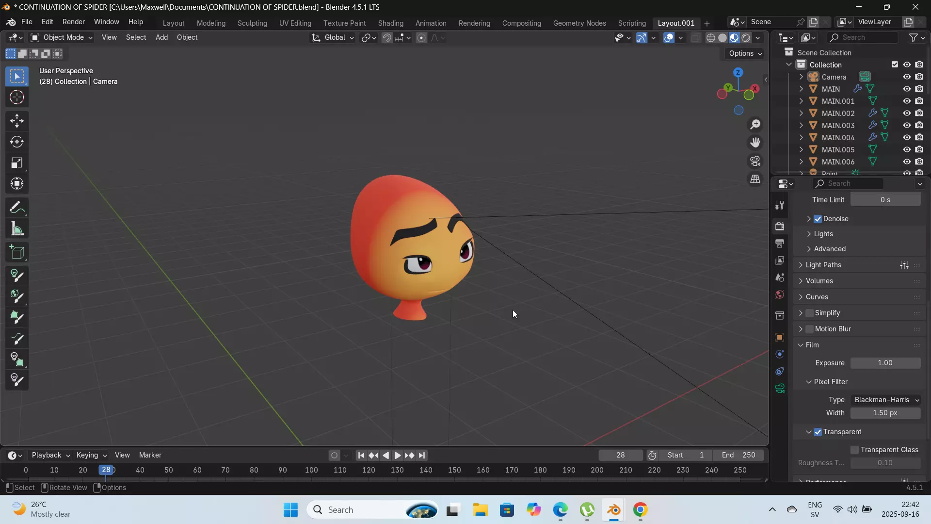 SPIDER UNFINISHED HEAD 3D model_16