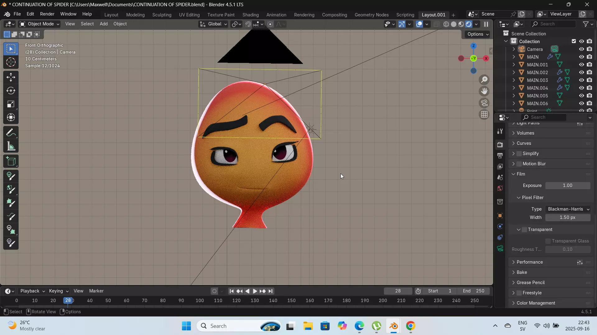 SPIDER UNFINISHED HEAD 3D model_1