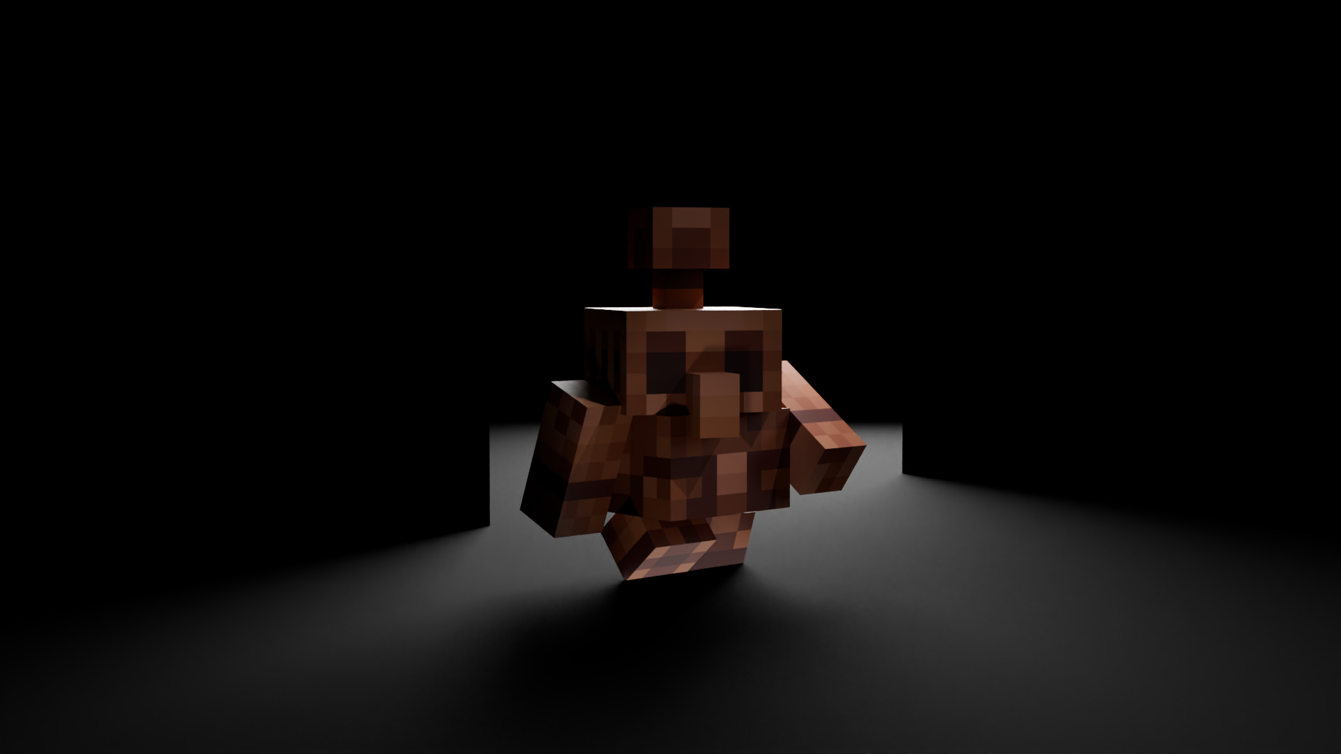 Copper Golem Animation Ready Low-poly 3D model_2