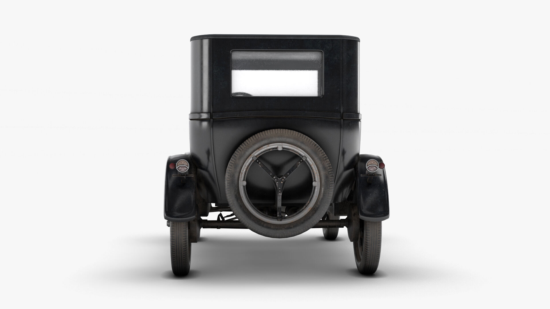Ford Model T Low-poly 3D model_6