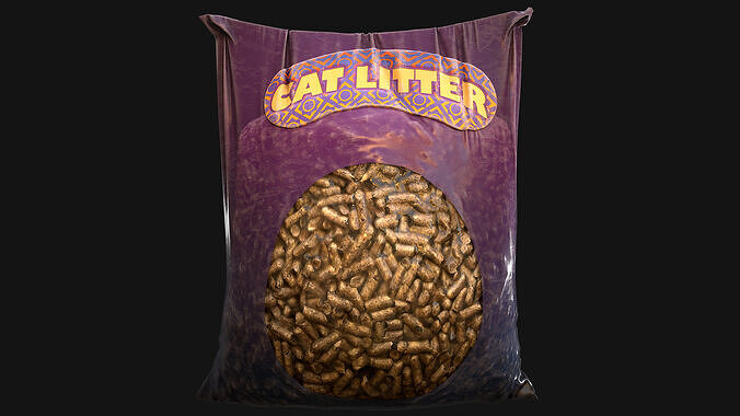 Pet Cat Dog Litter  Accessories Zoo Toilet Low-poly 3D model
