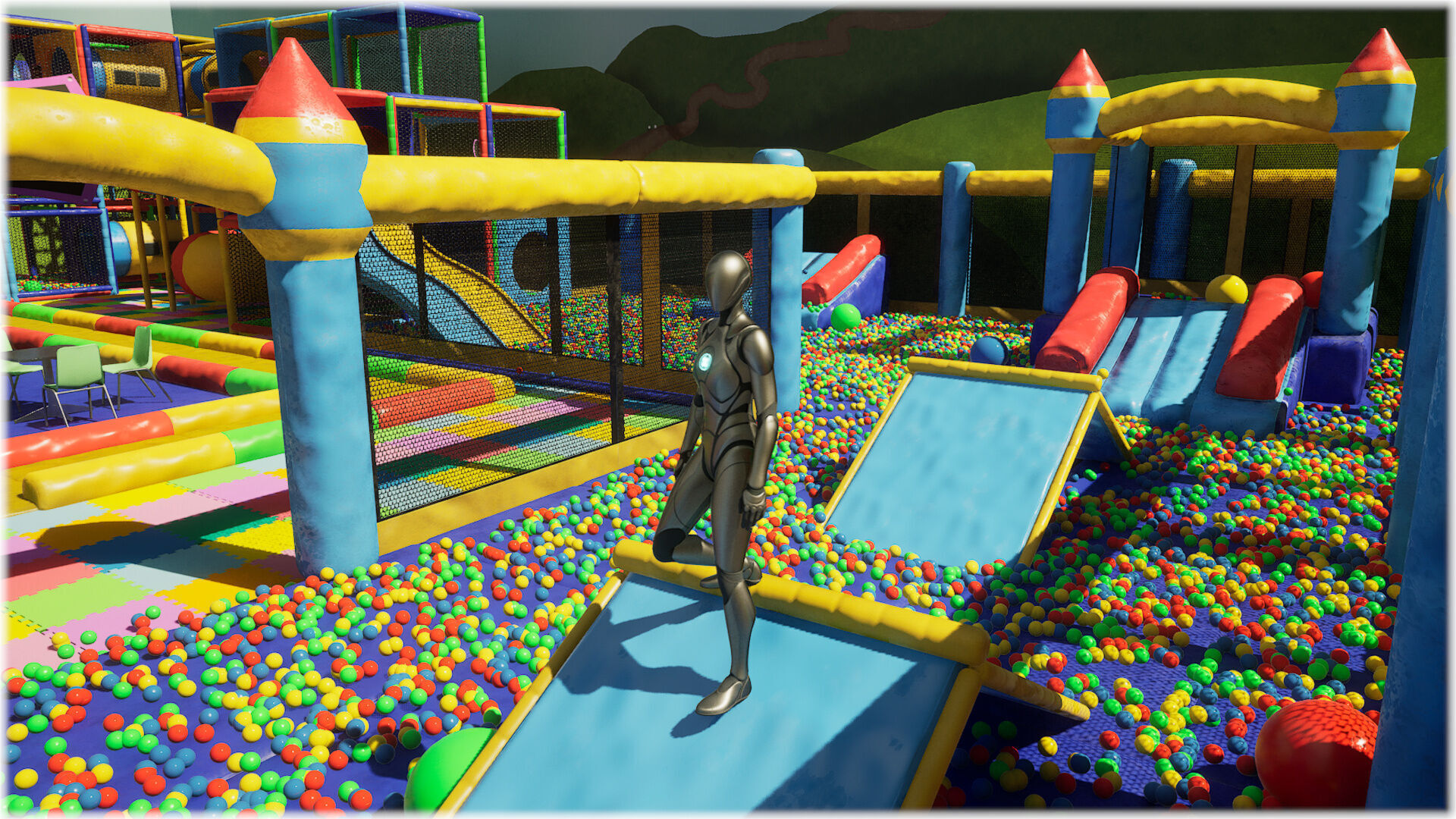 Childrens Play Park Modular - Unreal Engine 5 Low-poly 3D model_35