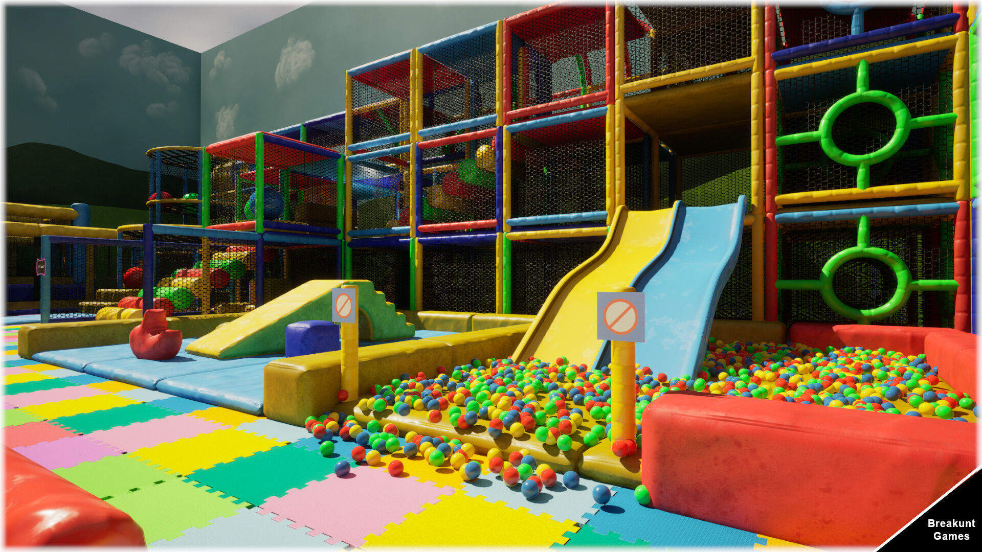 Childrens Play Park Modular - Unreal Engine 5 Low-poly 3D model_14