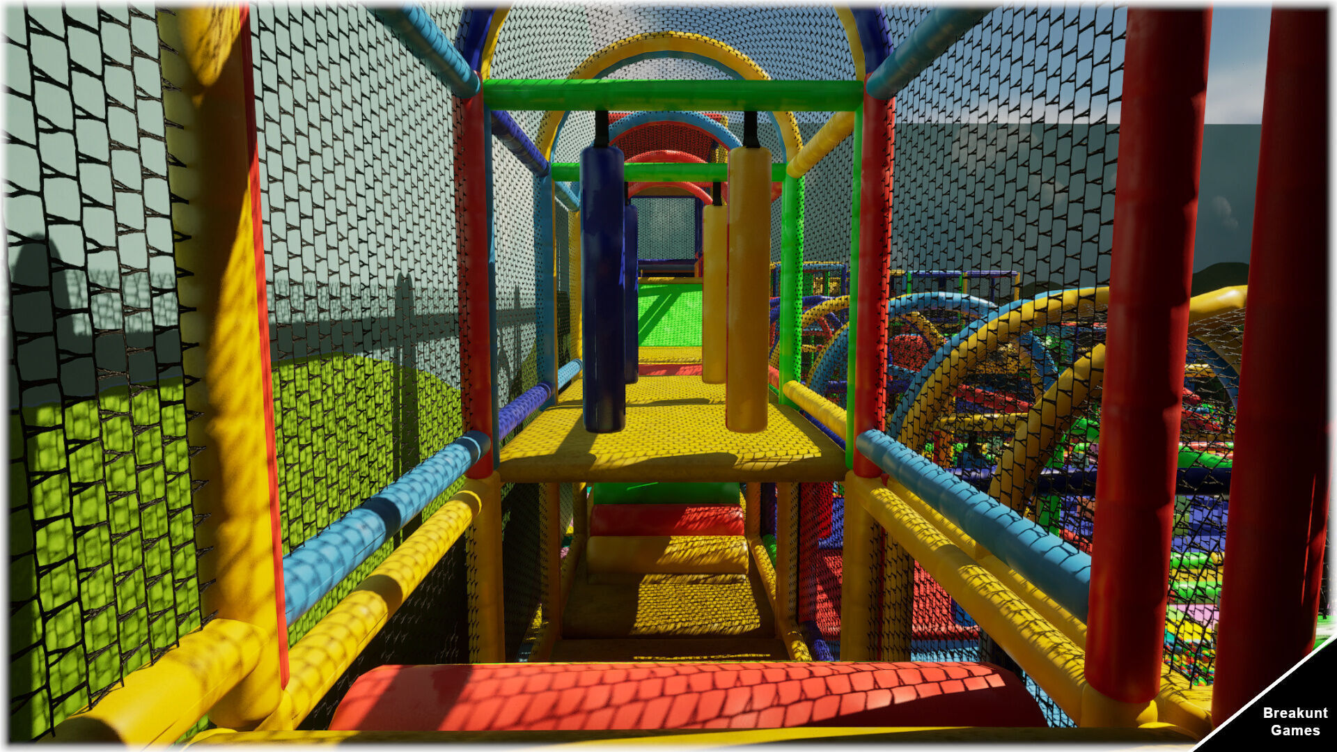 Childrens Play Park Modular - Unreal Engine 5 Low-poly 3D model_8