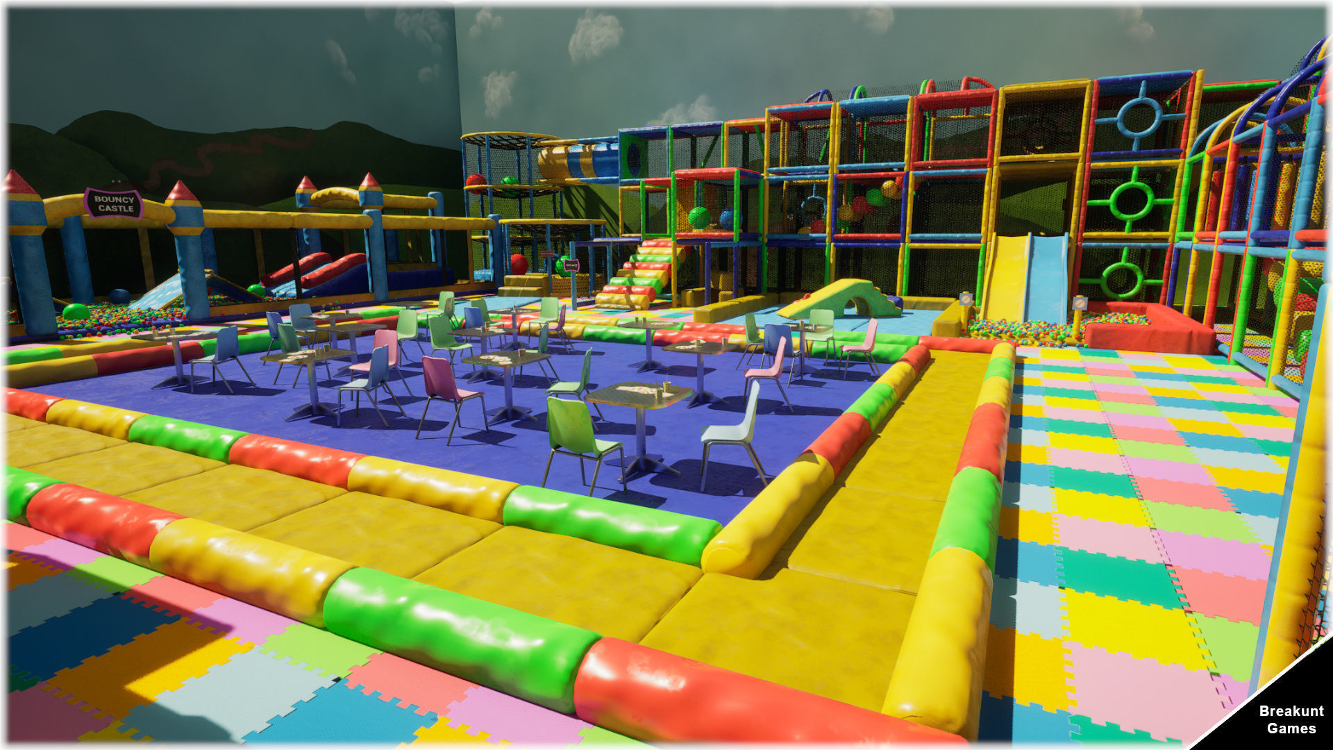 Childrens Play Park Modular - Unreal Engine 5 Low-poly 3D model_3