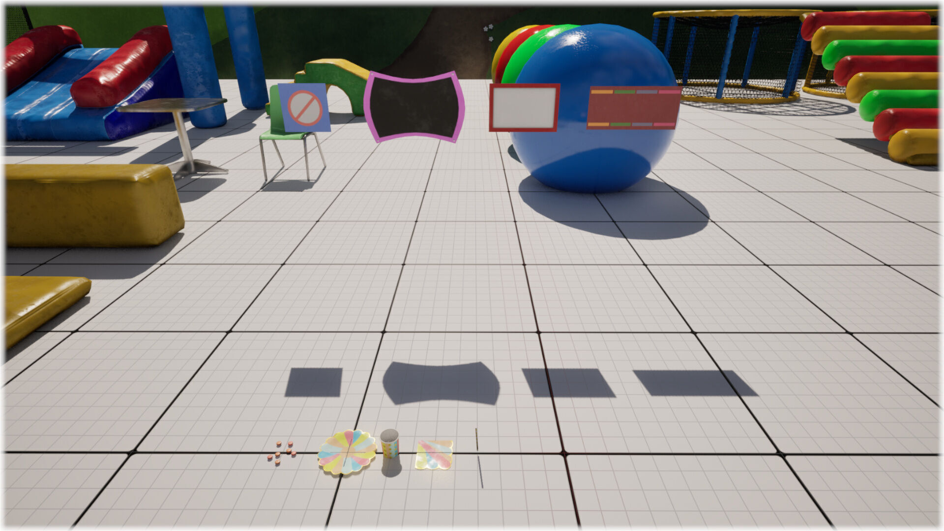 Childrens Play Park Modular - Unreal Engine 5 Low-poly 3D model_23