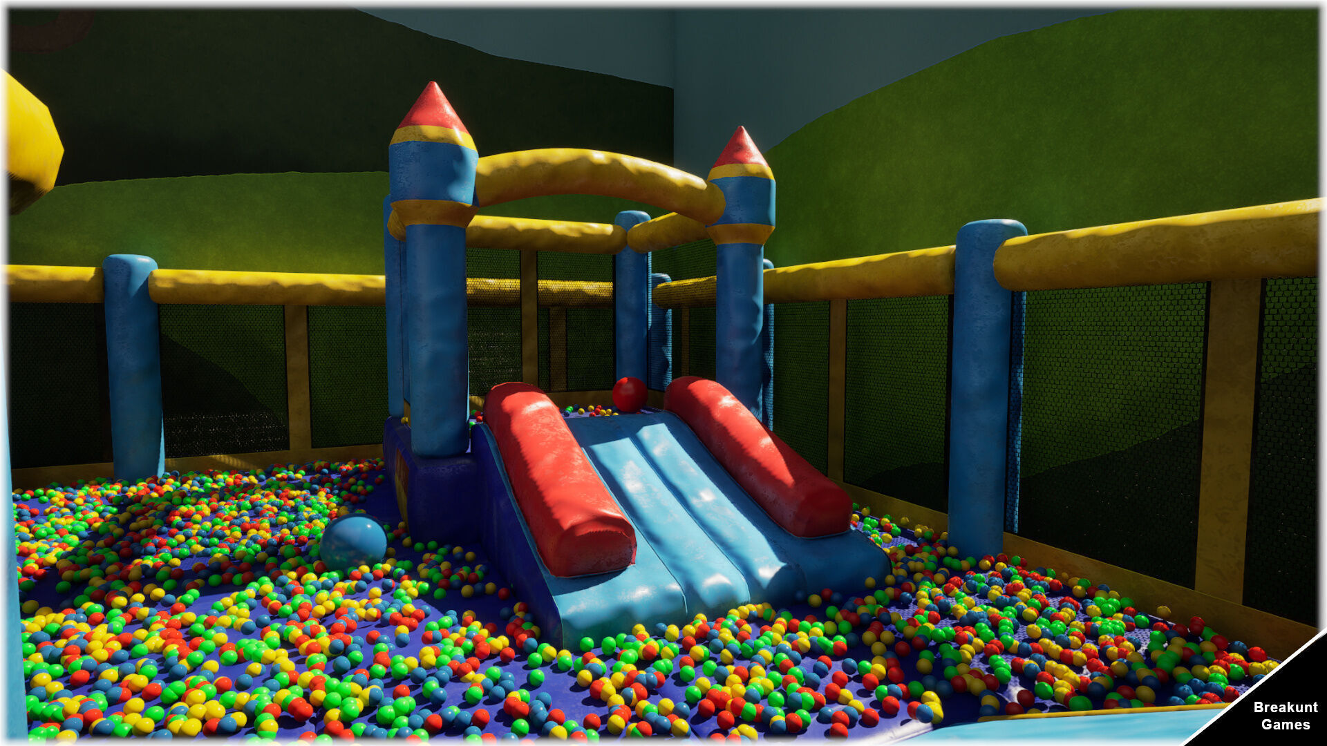 Childrens Play Park Modular - Unreal Engine 5 Low-poly 3D model_13