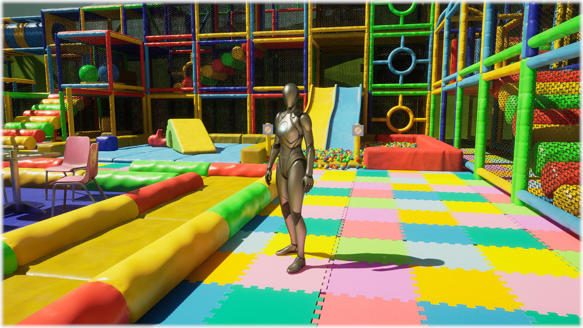 Childrens Play Park Modular - Unreal Engine 5 Low-poly 3D model_38