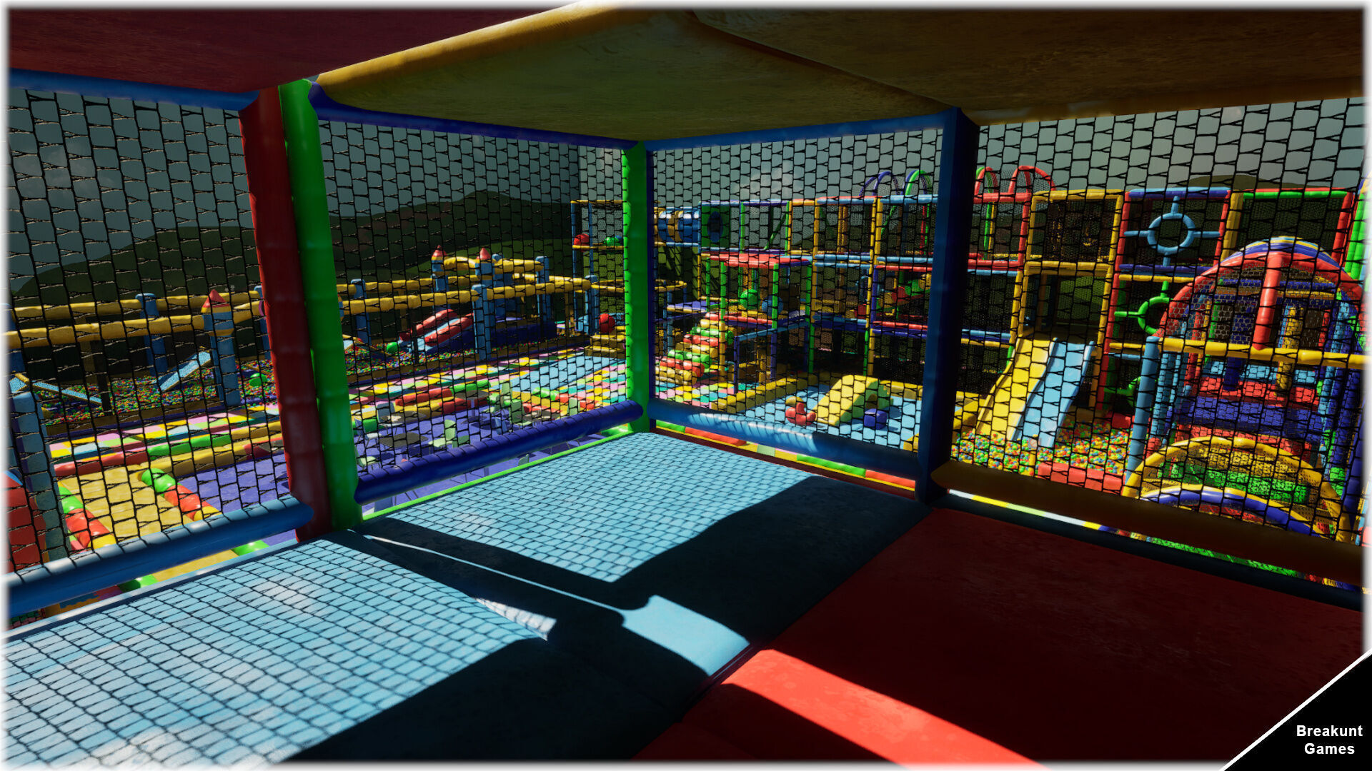 Childrens Play Park Modular - Unreal Engine 5 Low-poly 3D model_9