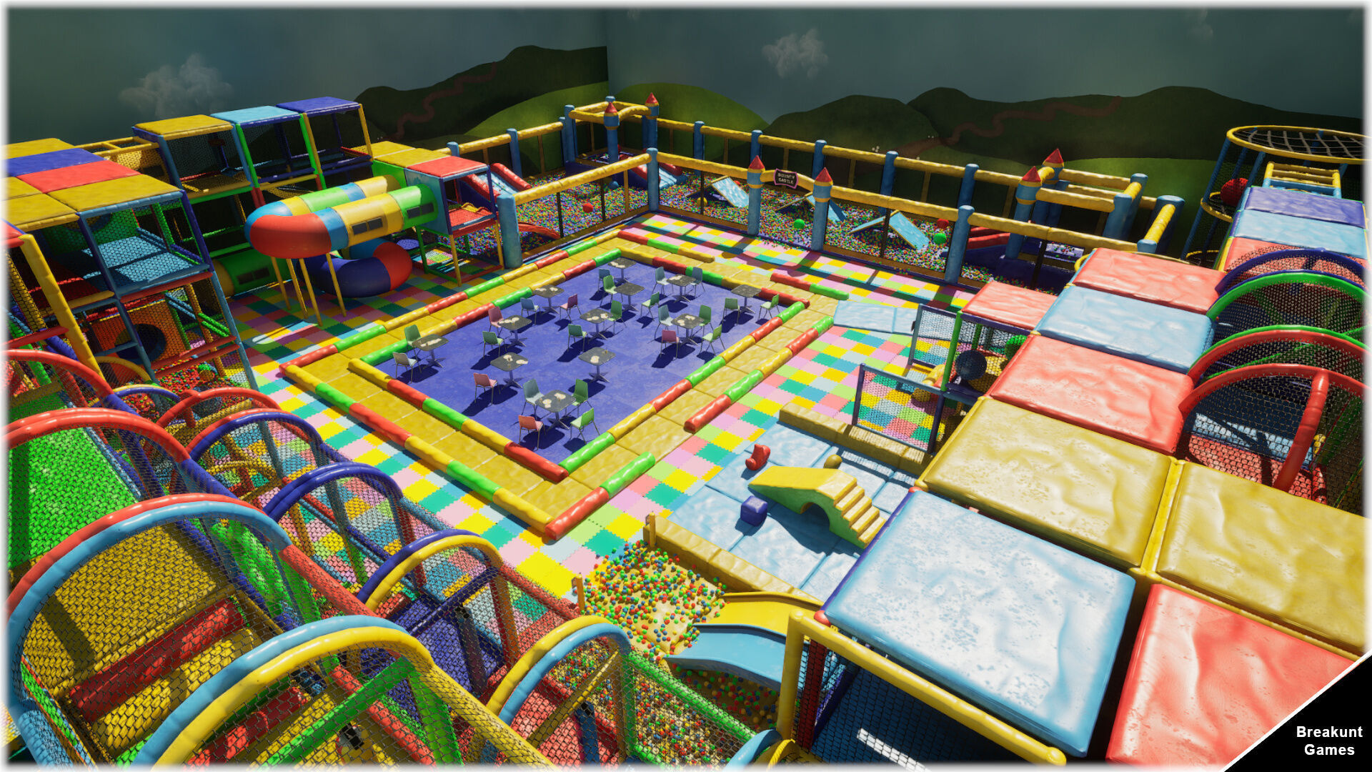Childrens Play Park Modular - Unreal Engine 5 Low-poly 3D model_19