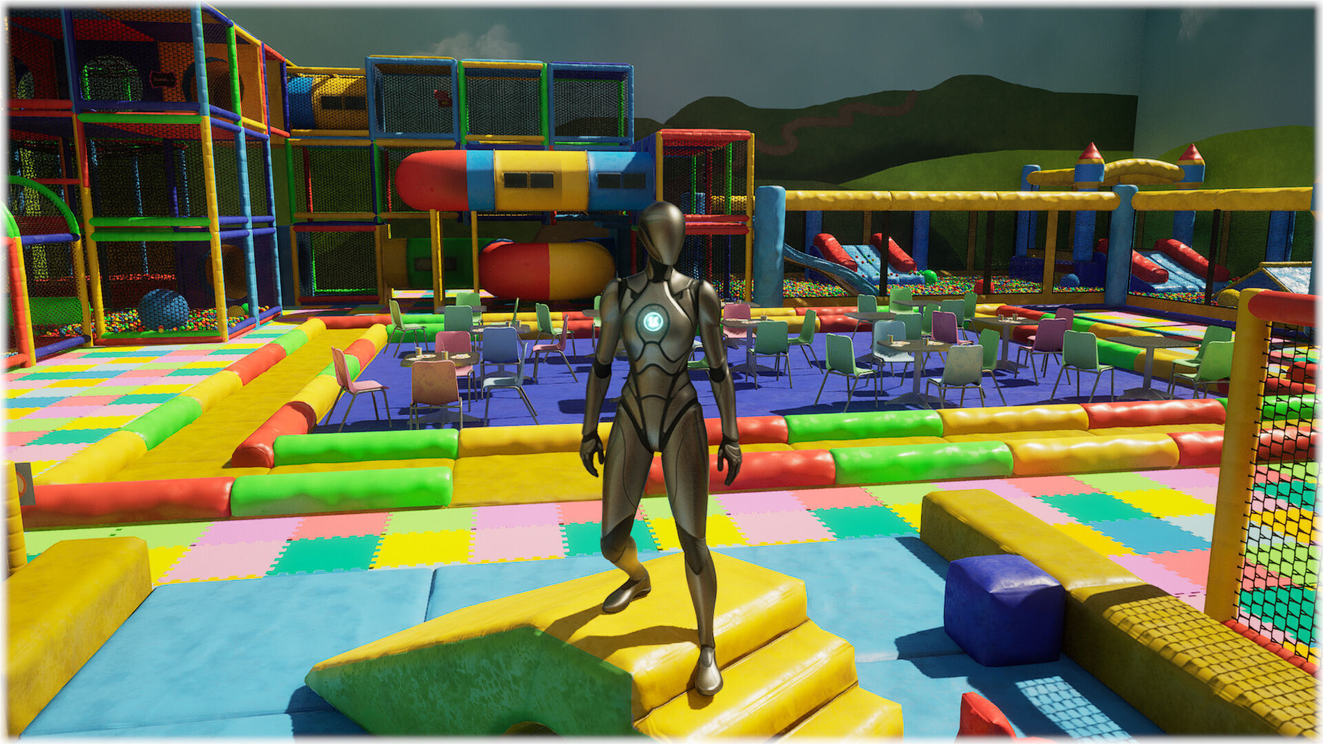 Childrens Play Park Modular - Unreal Engine 5 Low-poly 3D model_37