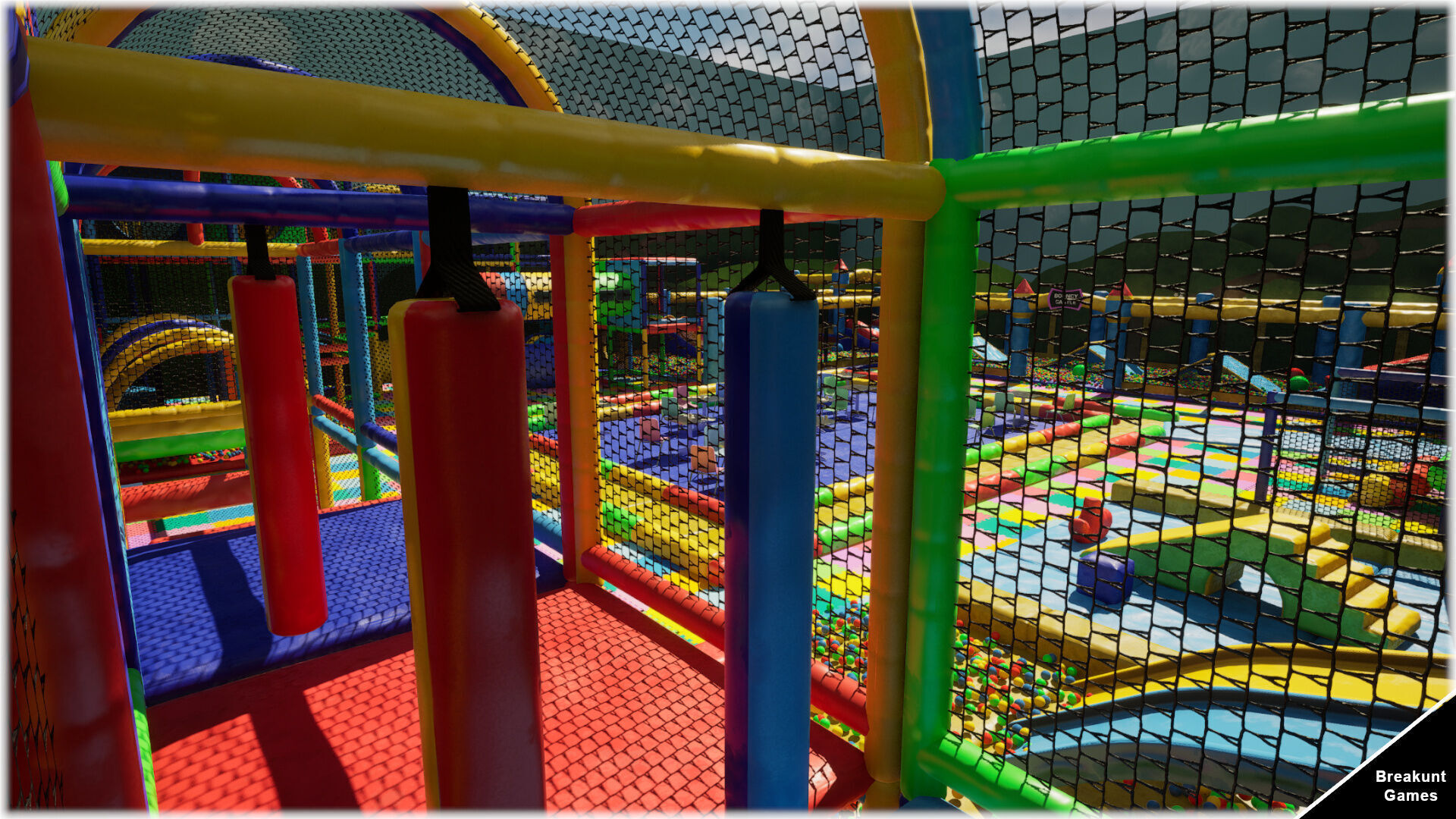 Childrens Play Park Modular - Unreal Engine 5 Low-poly 3D model_16