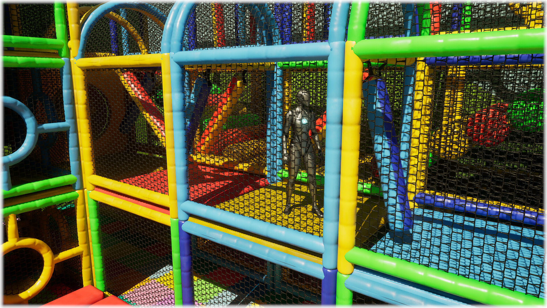 Childrens Play Park Modular - Unreal Engine 5 Low-poly 3D model_39