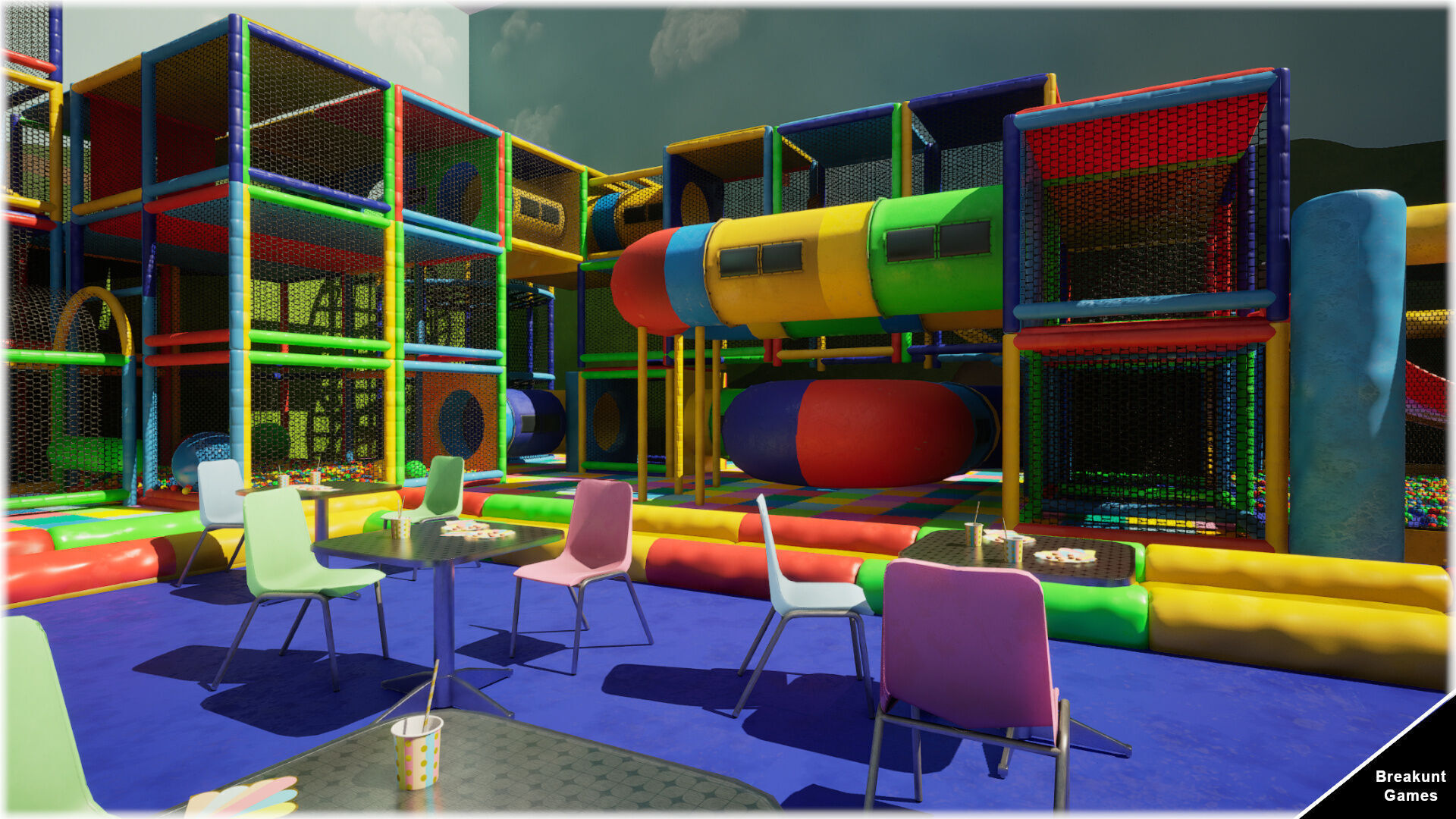 Childrens Play Park Modular - Unreal Engine 5 Low-poly 3D model_11