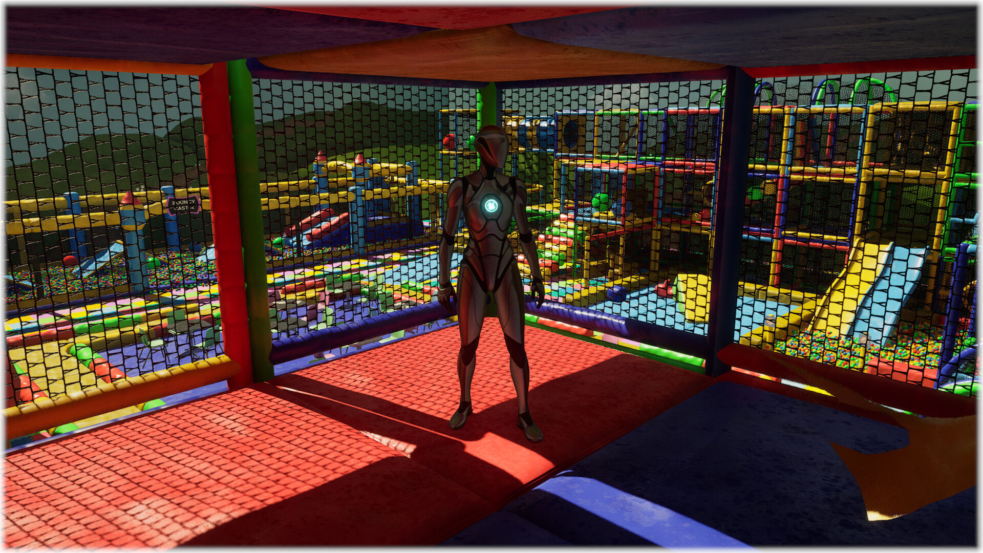 Childrens Play Park Modular - Unreal Engine 5 Low-poly 3D model_42