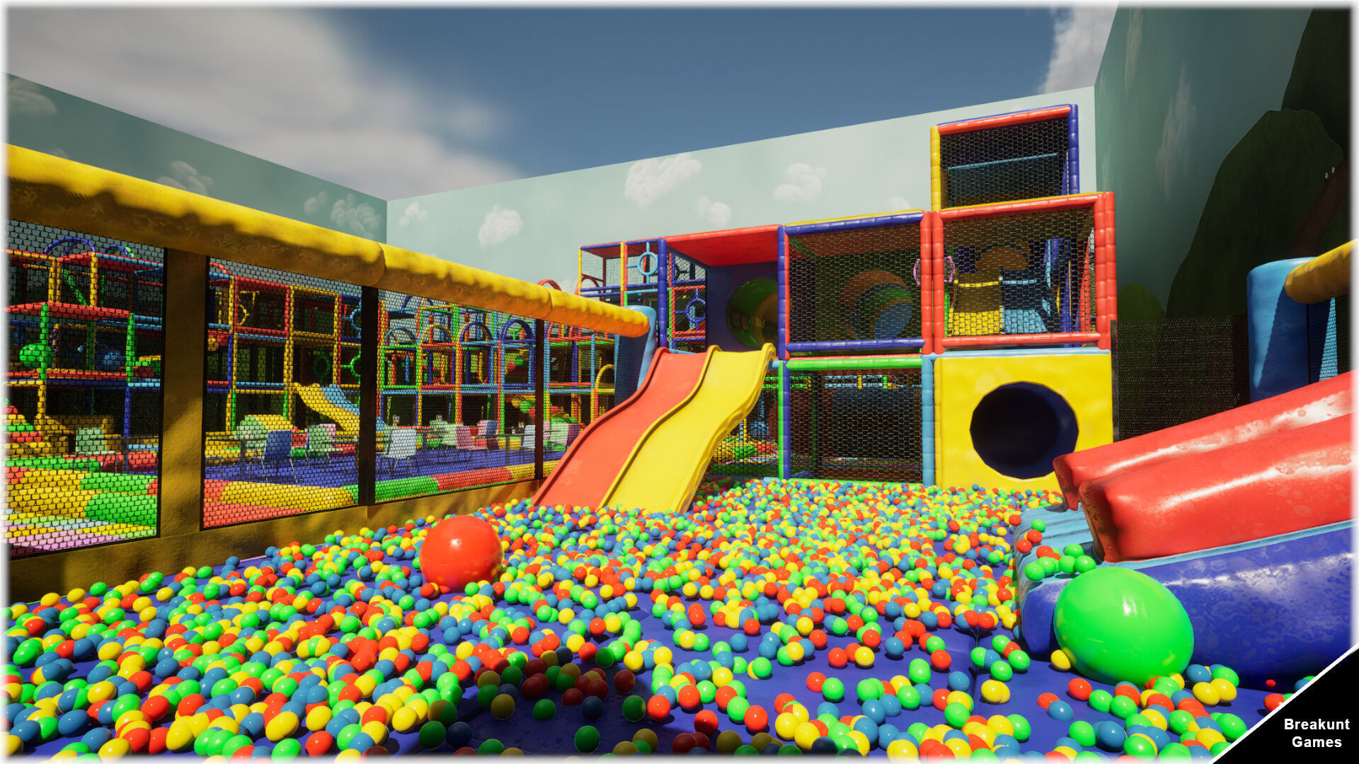 Childrens Play Park Modular - Unreal Engine 5 Low-poly 3D model_12