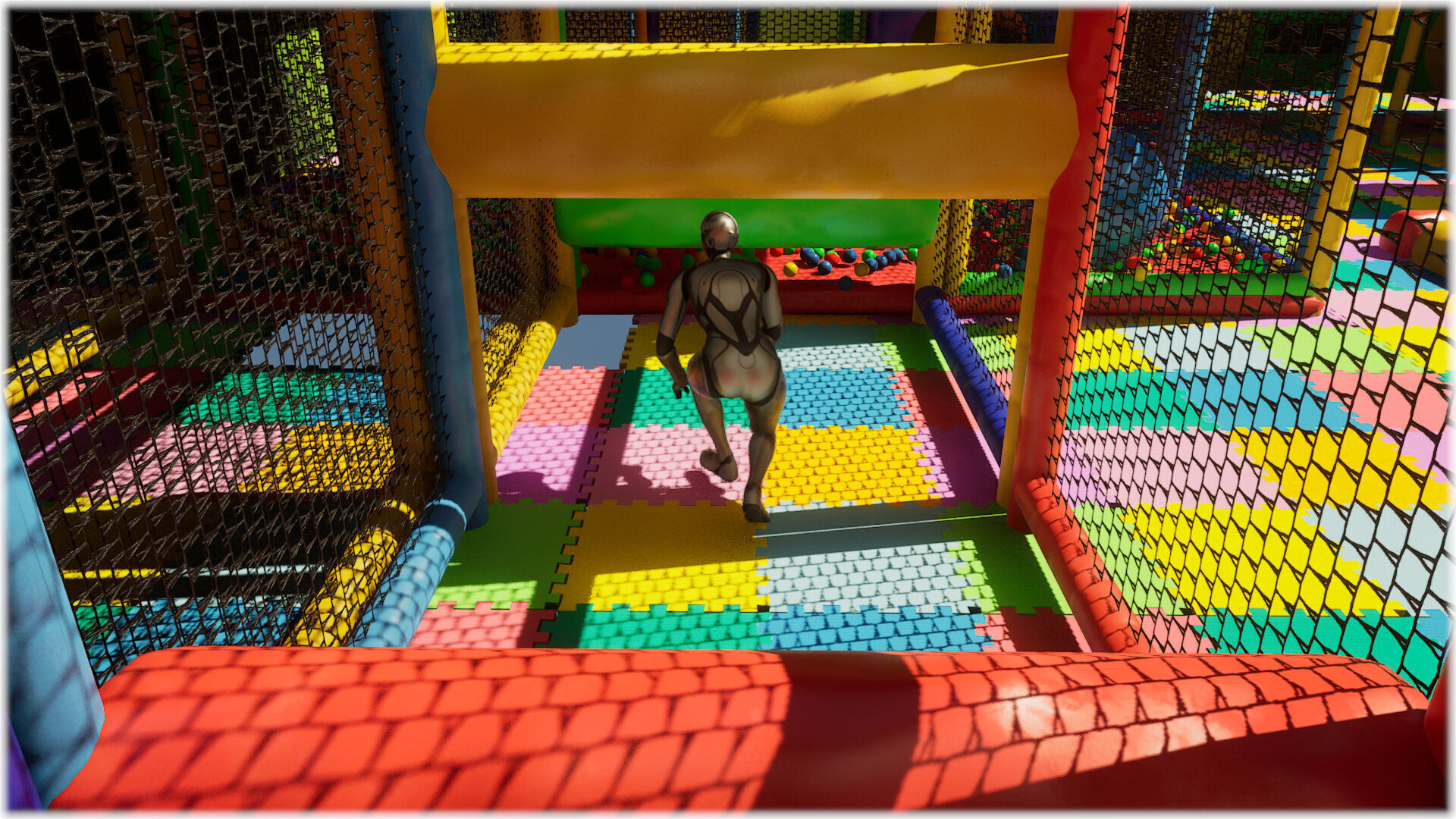 Childrens Play Park Modular - Unreal Engine 5 Low-poly 3D model_36