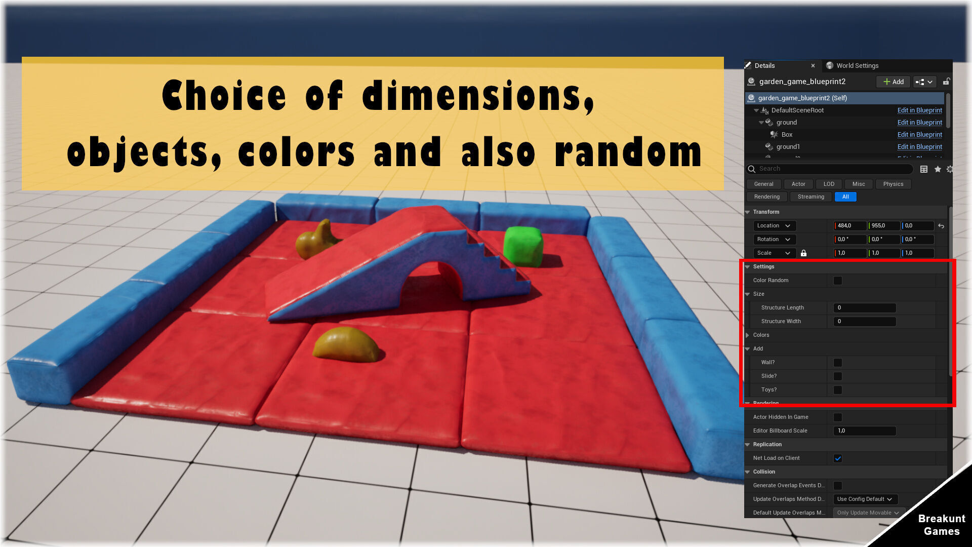 Childrens Play Park Modular - Unreal Engine 5 Low-poly 3D model_26