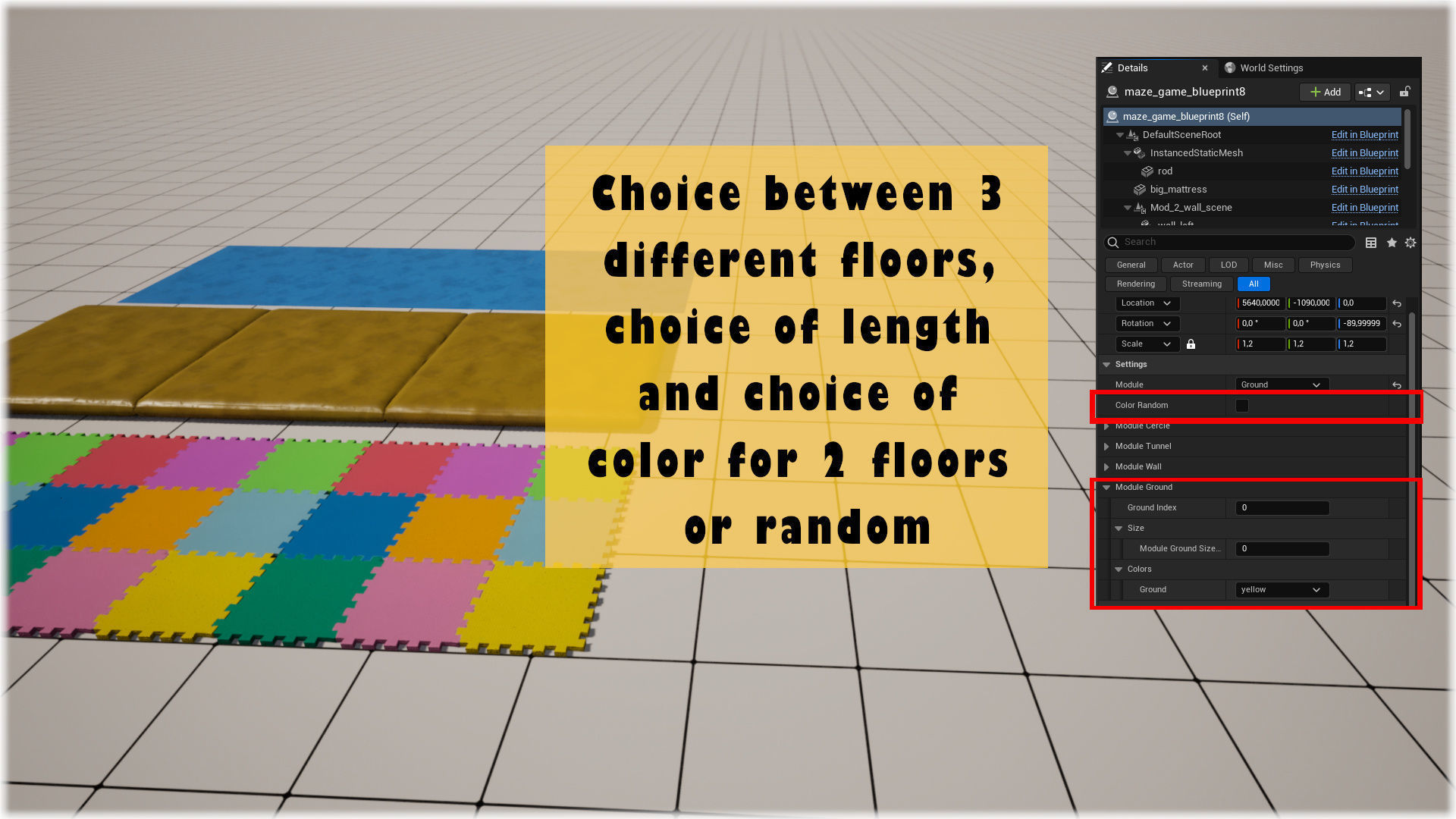 Childrens Play Park Modular - Unreal Engine 5 Low-poly 3D model_32