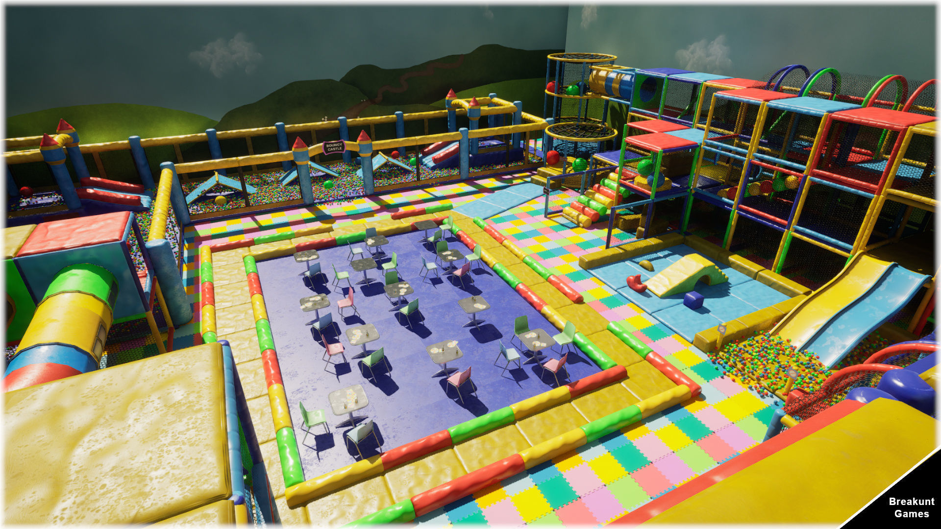 Childrens Play Park Modular - Unreal Engine 5 Low-poly 3D model_18