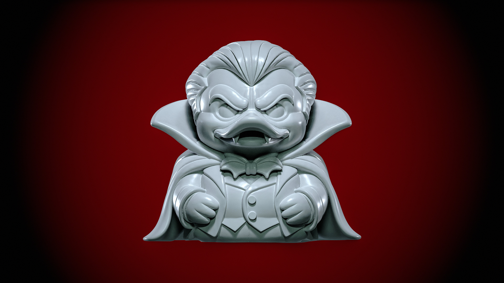 Rubber Duck - Count Dracula model - 3d print 3D print model_3