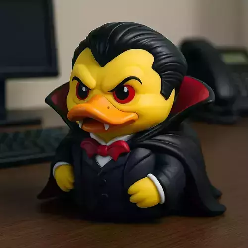Rubber Duck - Count Dracula model - 3d print