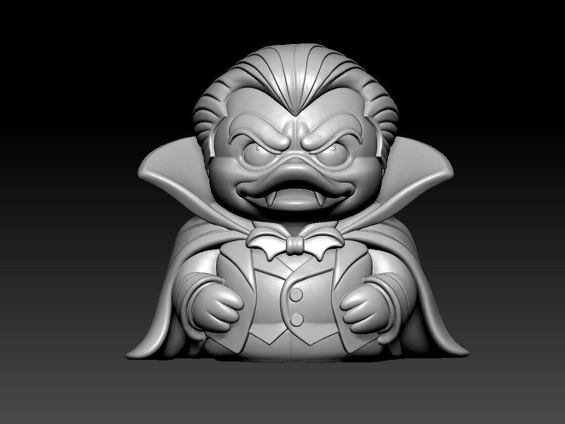 Rubber Duck - Count Dracula model - 3d print 3D print model_2