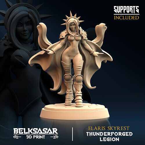 Elaris Skyrest Nude 3D print model