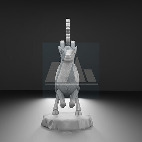 Gok Geyik Turk Mitolojisine Ait 3D Baski Model 3D print model