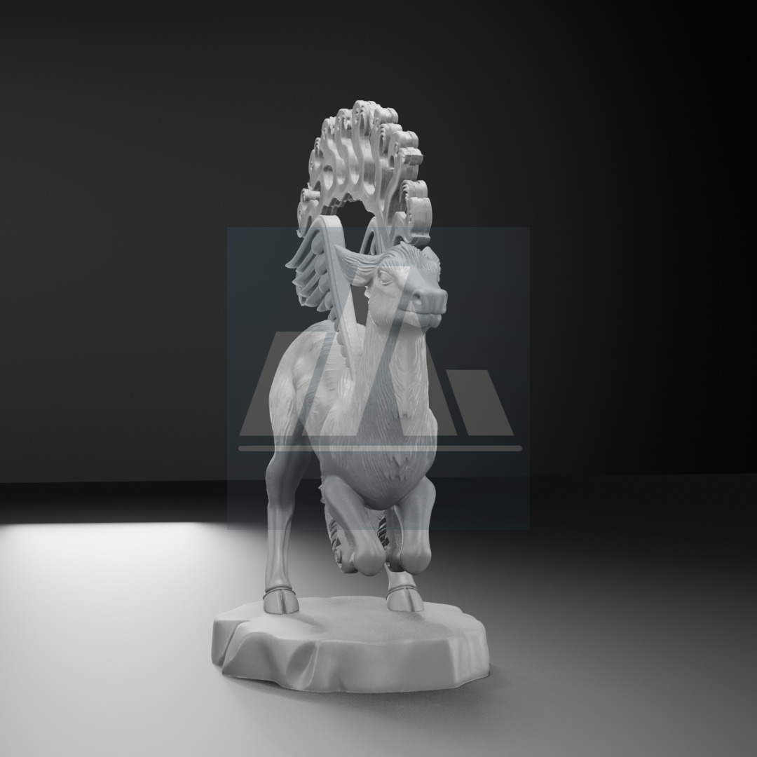 Gok Geyik Turk Mitolojisine Ait 3D Baski Model 3D print model_7