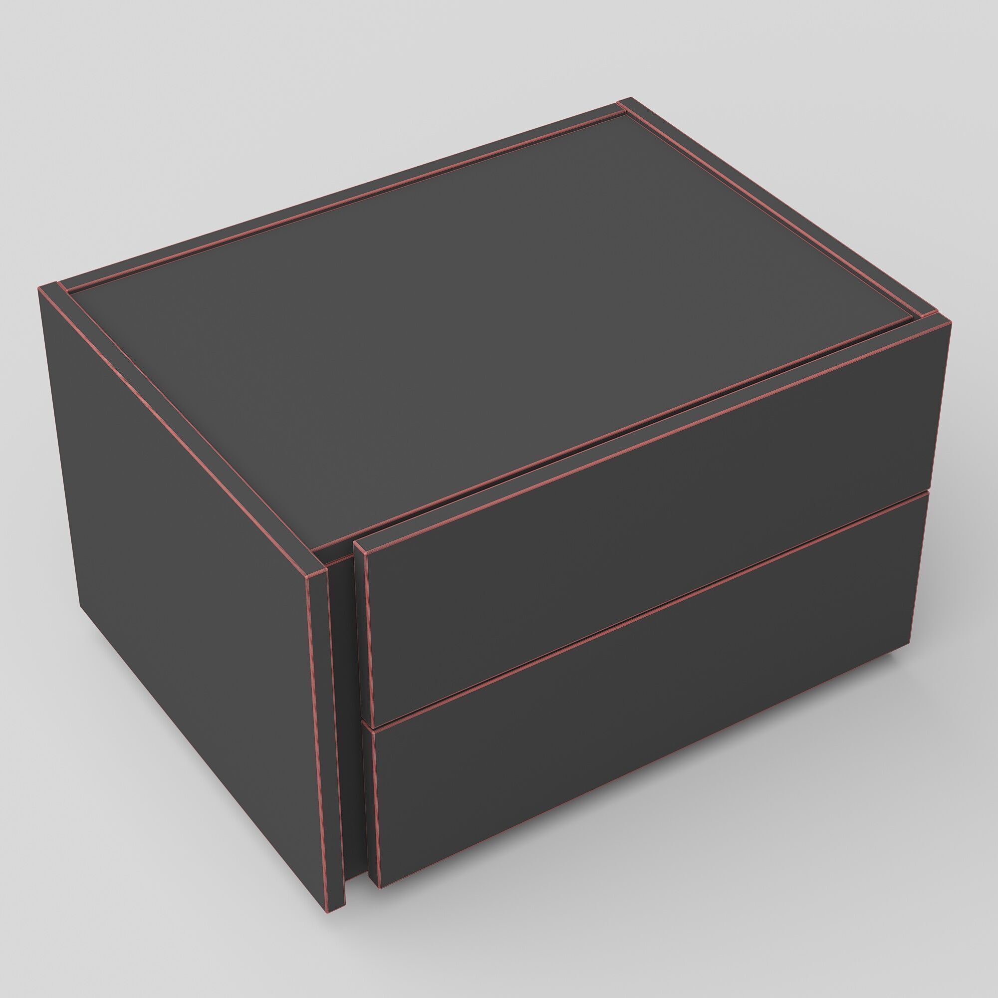 Zachariah Bedside Table 3D model_2