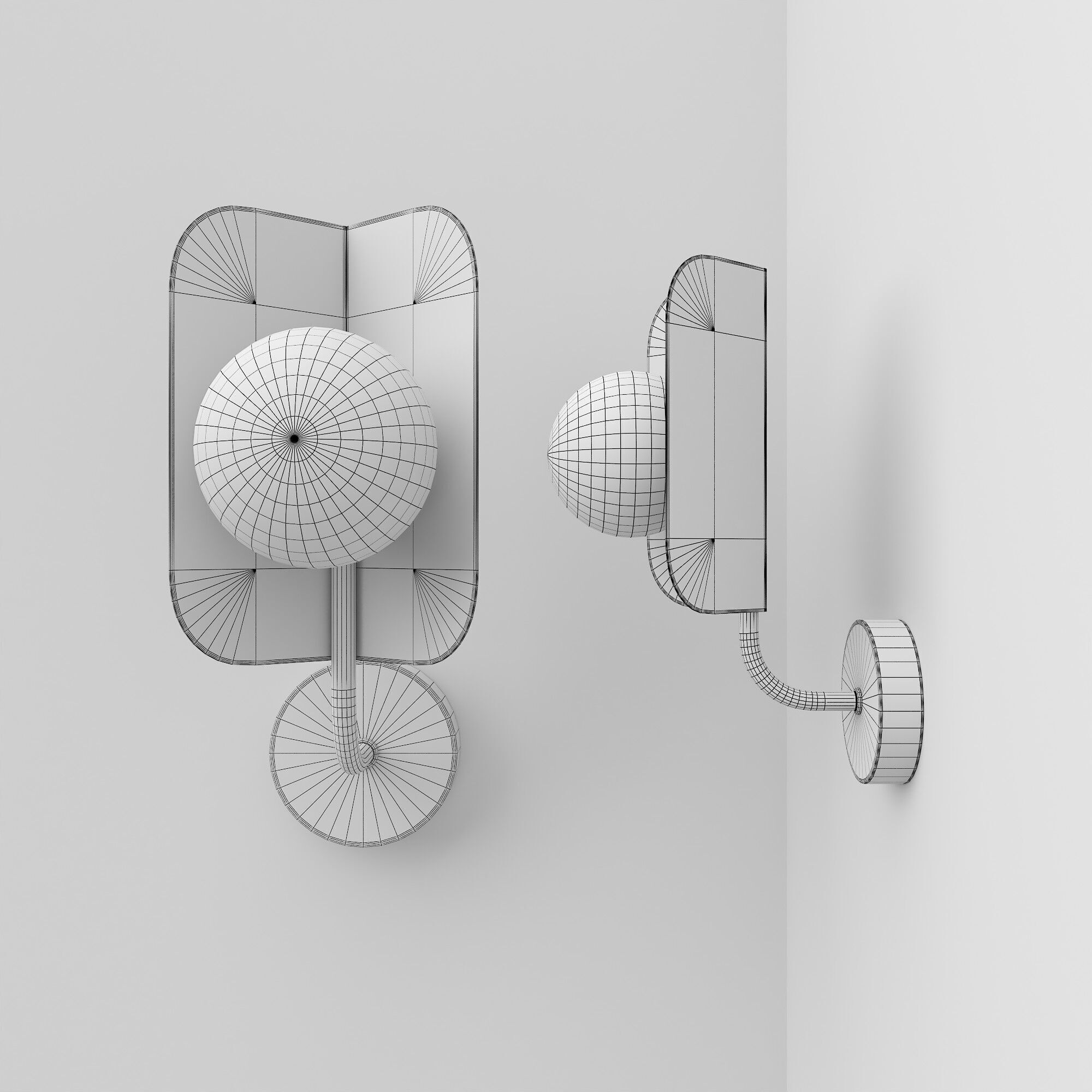 Xereilian Wall Light 3D model_1