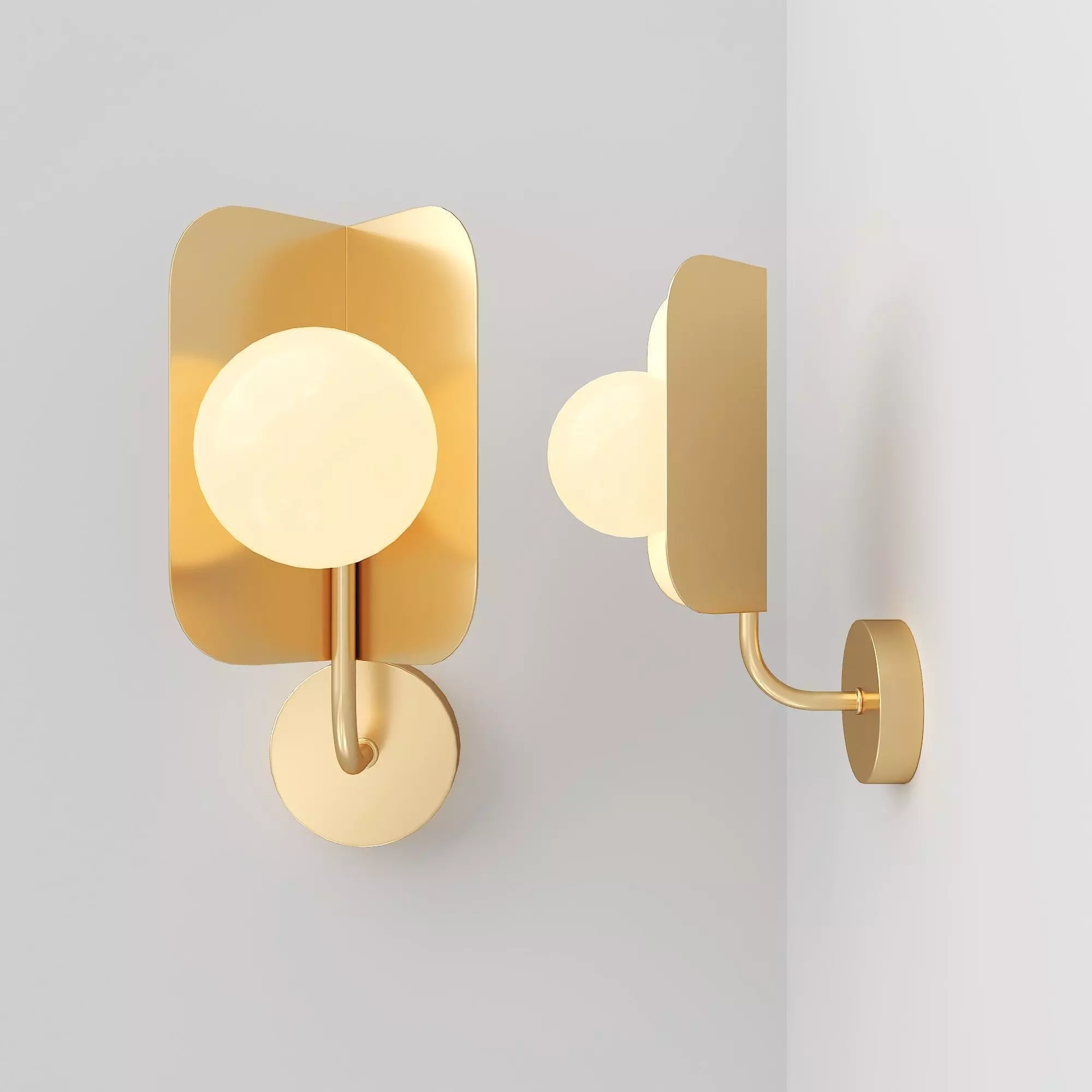 Xereilian Wall Light 3D model_0