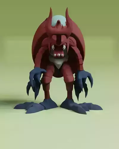 Mega Kabuterimon Digimon 3D print model