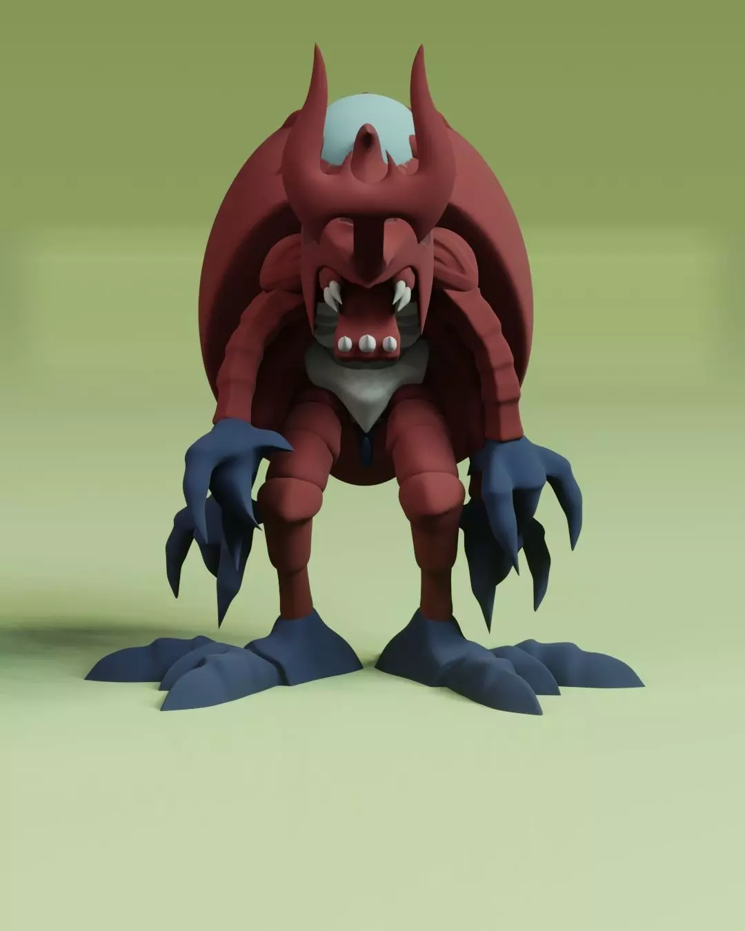 Mega Kabuterimon Digimon 3D print model