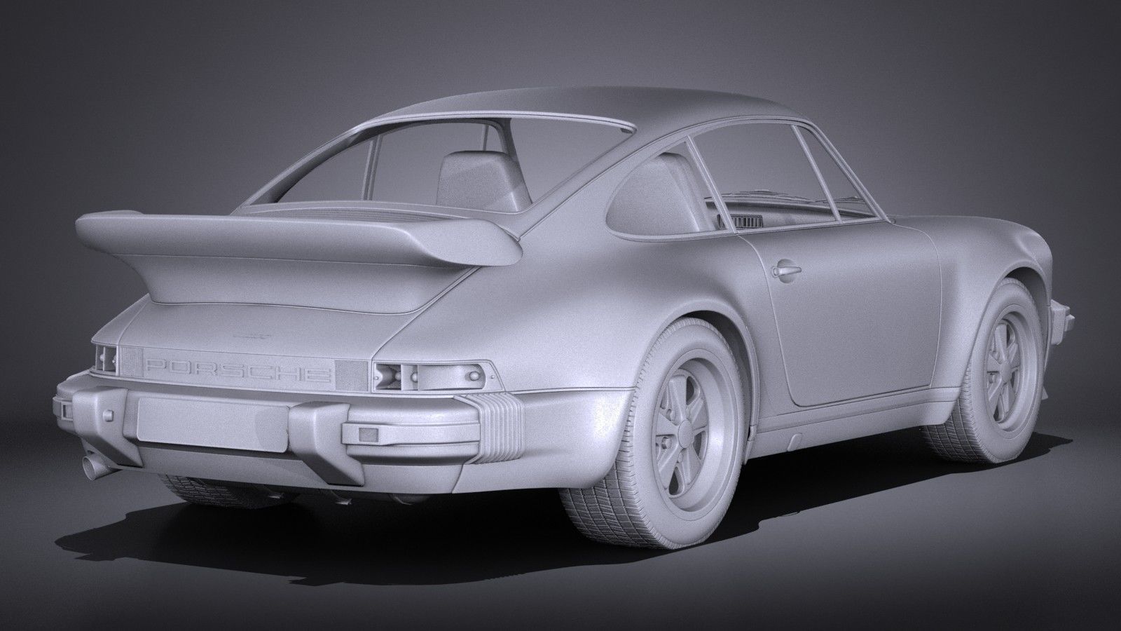 Porsche 911 930 Turbo 1975 VRAY 3D model_14